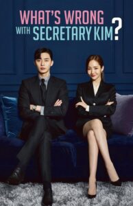 Elegant couple in office drama. 