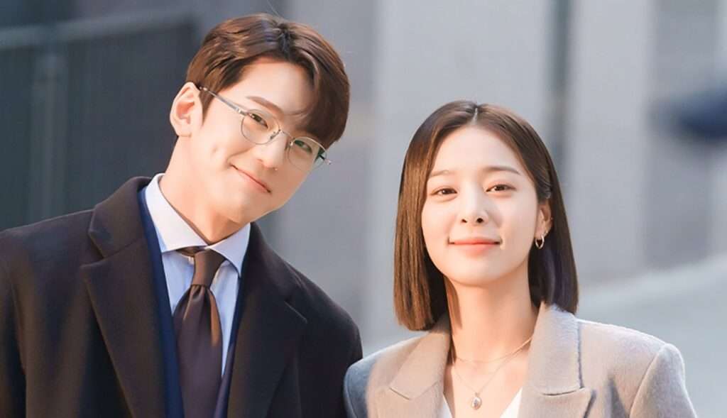 Smiling couple in formal wear