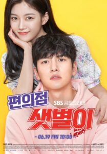 "Backstreet Rookie K-Drama Poster featuring Ji Chang-Wook and Kim You-Jung, showcasing the main leads in a romantic and comedic setting. The poster highlights their chemistry, with the release date of June 19, displayed in bold, eye-catching text."