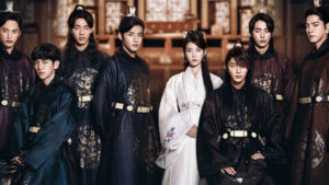 Moon Lovers: Scarlet Heart Ryeo full review – Main cast including IU, Lee Joon-Gi, and the princes in royal attire inside the palace setting