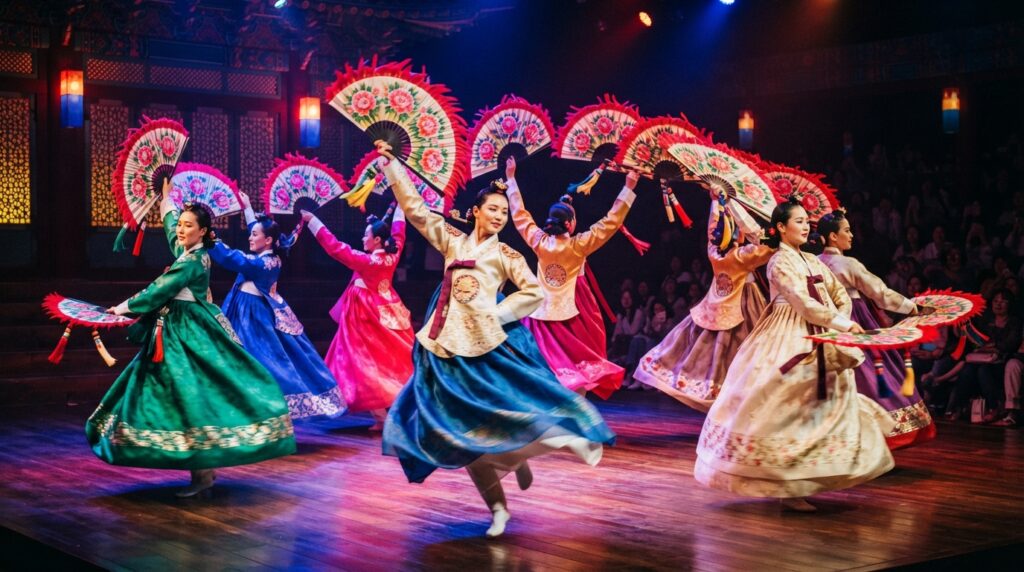 Buchaechum: The Vibrant Korean Fan Dance Unveiled