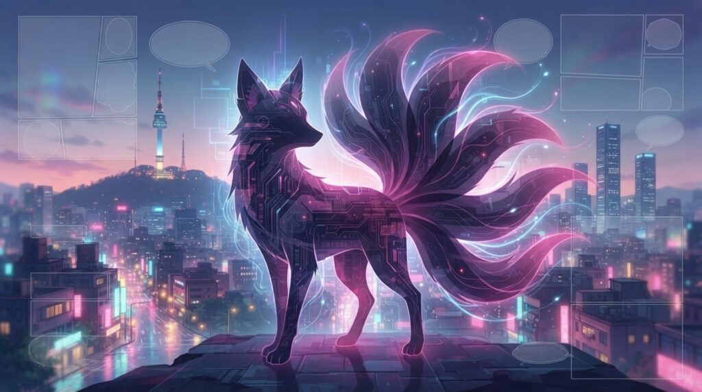Futuristic gumiho