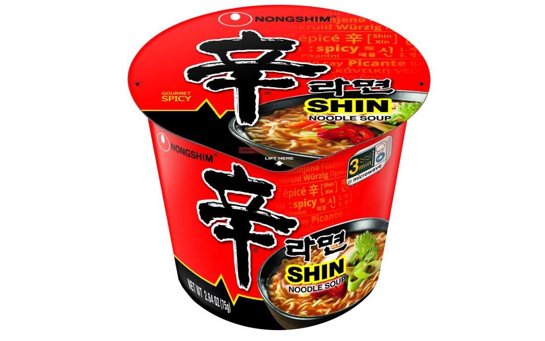 Nongshim Shin Original Ramyun Cup, 2.64 Ounce (Pack of 6)