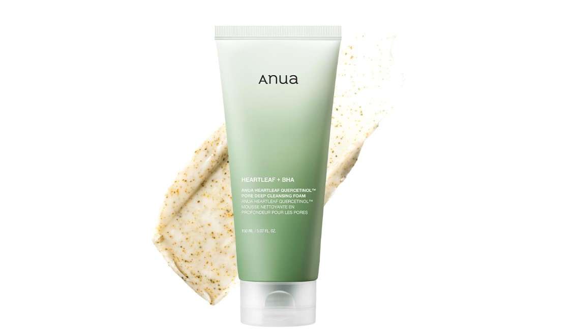 ANUA Heartleaf Quercetinol Pore Deep Cleansing Foam, Facial Cleanser, for Double Cleansing, BHA, Hyaluronic Acid, Glycerin, Face Wash, Blackhead Remover, Korean Skincare (150ml/5.07 fl.oz.)
