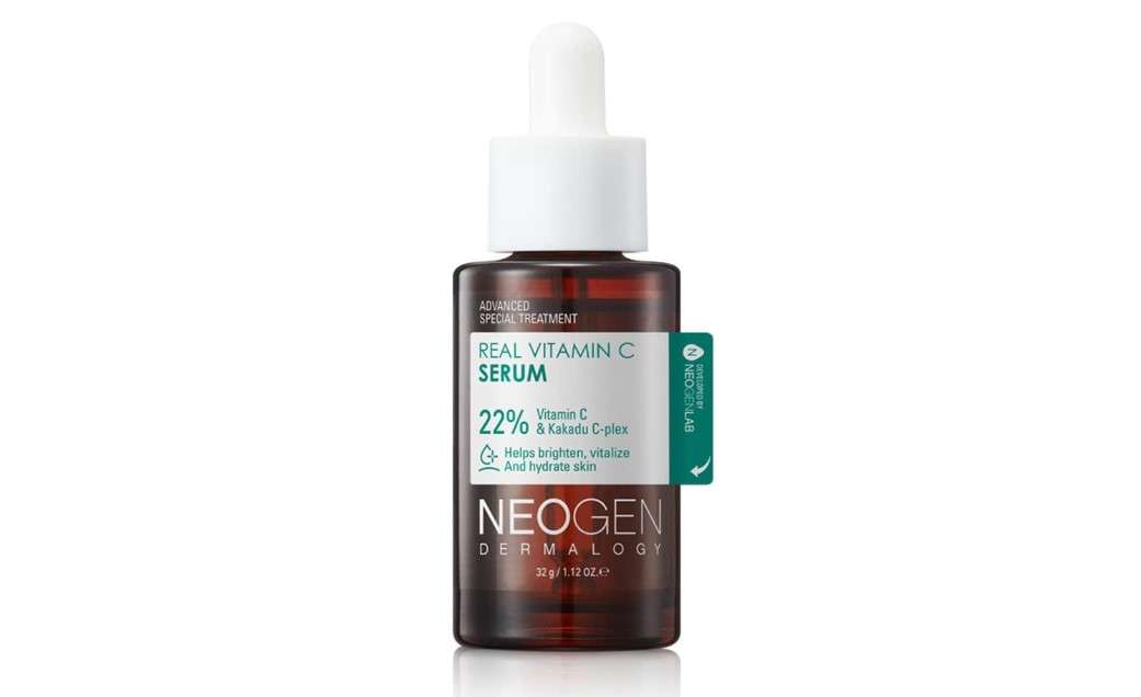 DERMALOGY by NEOGEN Real Vitamin C Serum 1.12 oz (32g) - Brightening, Revitalizing Serum with 22% Pure Ascorbic Acid, Ferulic Acid, Zinc and Niacinamide - Korean Skin Care 