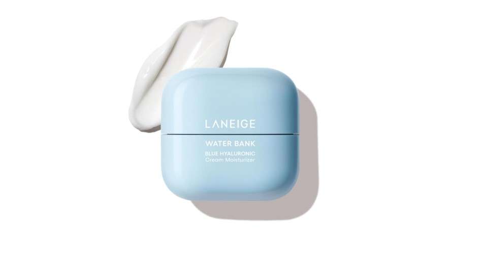 LANEIGE Water Bank Blue Hyaluronic Cream Moisturizer: Hydrating Korean Face Cream with Squalane & Ceramide for Skin Barrier Support, Dermatologist-Tested 