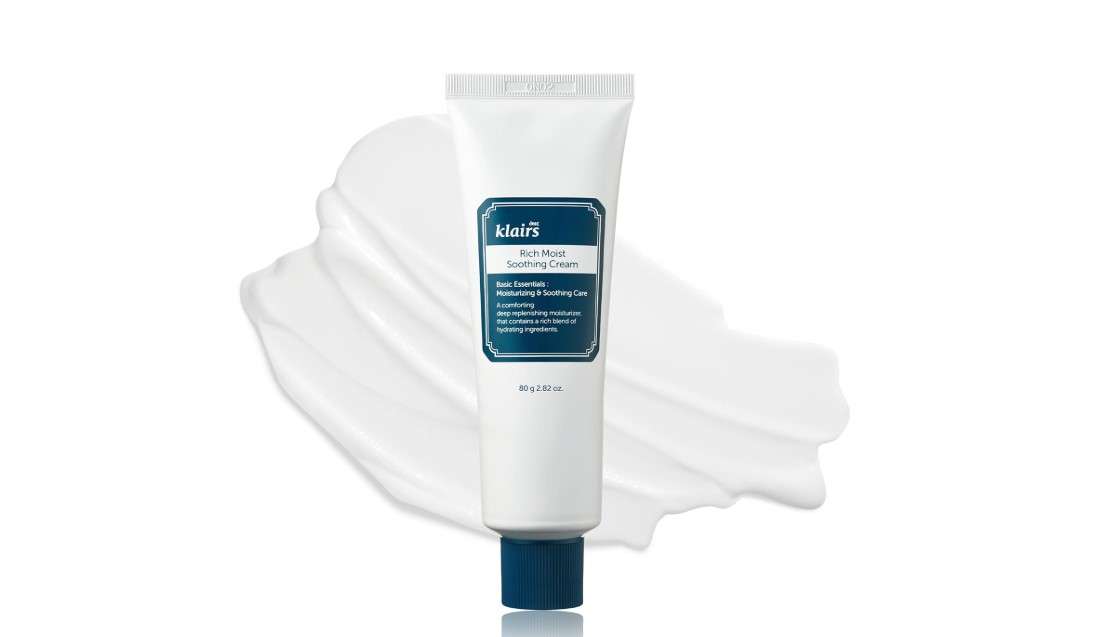 DearKlairs Rich Moist Soothing Cream 80ml, Repair Skin Barrier, Sensitive Skin, Hypoallergenic, Centella Asiatica, Ceramide, Moisturizer, Full Hydration, Non-sticky texture, Korean Moisturizer 