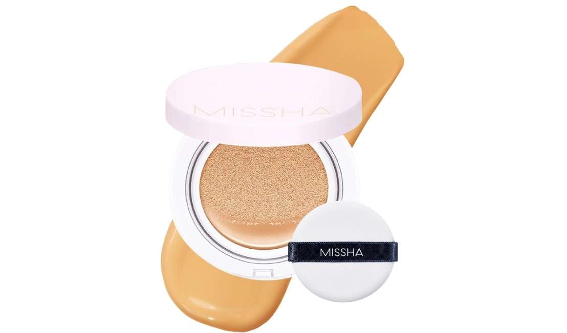 MISSHA Magic Cushion Foundation No.27 Honey beige for medium/tan skin - Flawless Coverage, Dewy Finish, Easy Application for All Skin Types 