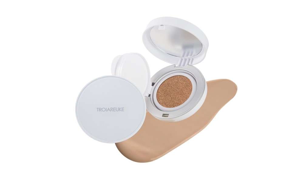 TROIAREUKE A+ Cushion Foundation (Shade 23) I Natural Coverage Foundation Makeup, Moisturizing Finish for Sensitive, Oily, Combination Skin, Skin Care Cushion I Korean Aesthetic Makeup 