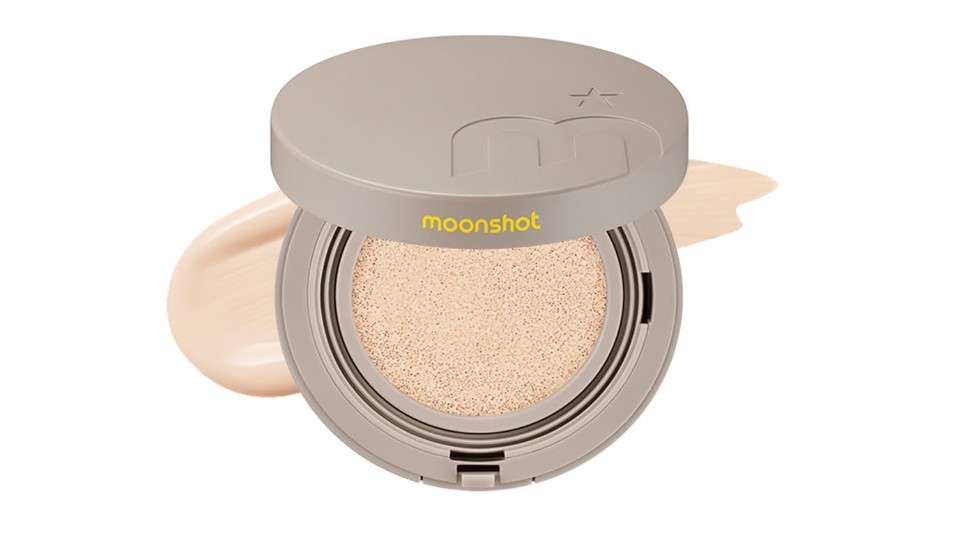 MOONSHOT KOREA Conscious Fit Cushion Foundation Medium Coverage, Long-Lasting & Buildable Foundation For A Smooth, Satin Finish, Vegan & Cruelty-Free,k-beauty (15N Cosmic Cream) 