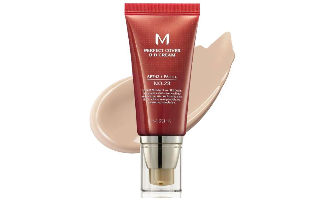 MISSHA M Perfect Cover BB Cream No.23 Natural Beige -Light/Medium with Cool/Neutral Undertone SPF 42 PA +++ 1.69 Fl Oz - Tinted Moisturizer for face with SPF 