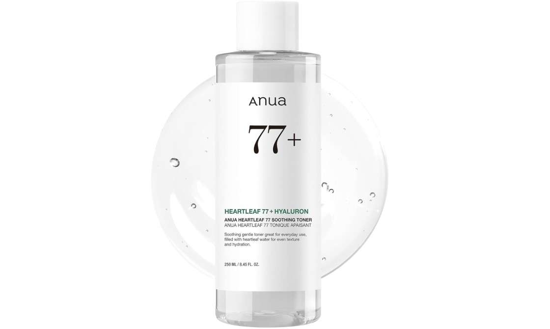 Anua Heartleaf 77 Soothing Toner I pH 5.5 Trouble Care, Calming Skin, Refreshing, Hydrating, Purifying, Cruelty Free, Vegan,(250ml / 8.45 fl.oz.) 