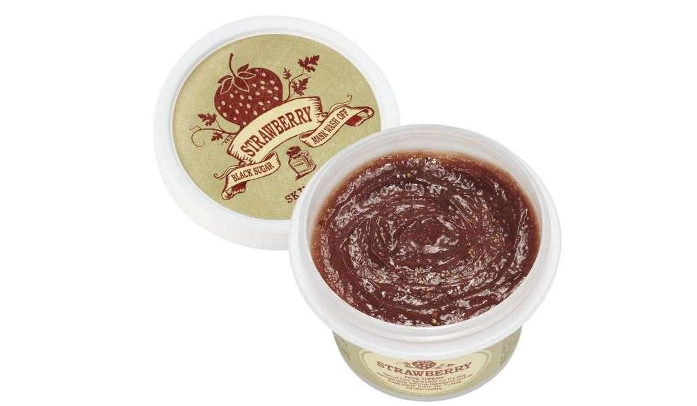 SKINFOOD Black Sugar Strawberry Mask Wash Off 3.38 fl.oz. (100g)