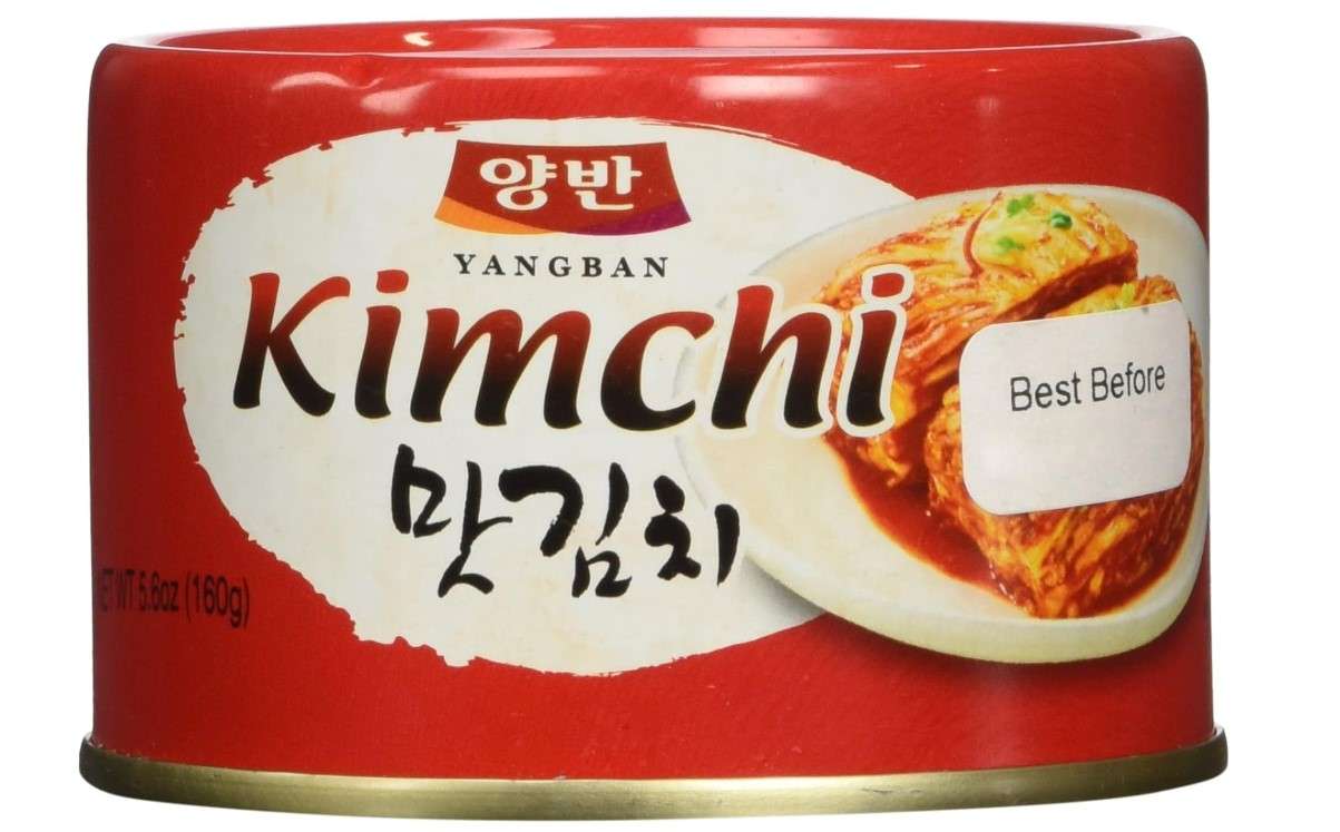 Cabbage Kimchi in can(Tasteful Kimchi) 5.6 Ounce 