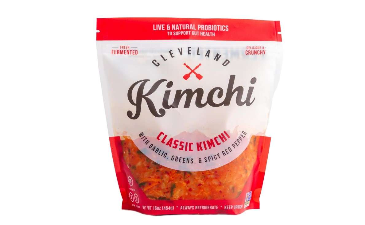 Cleveland Kitchen Classic Kimchi - Lightly Fermented Vegetables, Crunchy & Delicious with a Hint of Spicy, Live & Natural Probiotics, 16 oz 