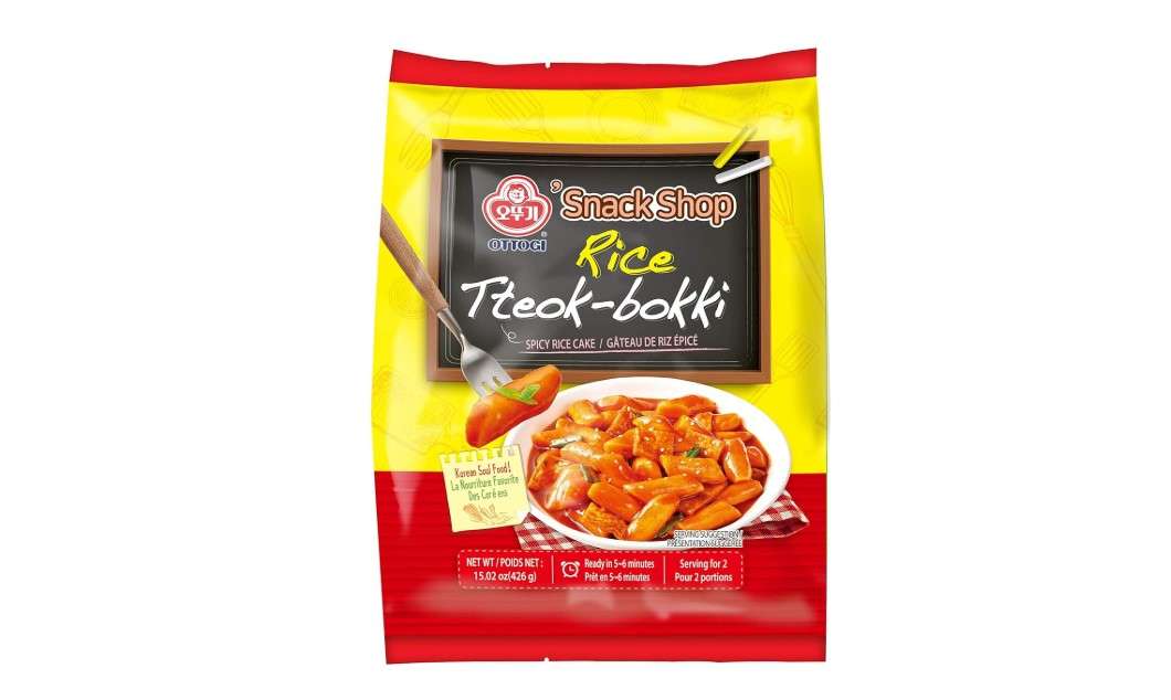 OTTOGI Rice Tteokbokki, Spicy Rice Cake, Authentic Korean Soul Food, Serving for two (426g) 
