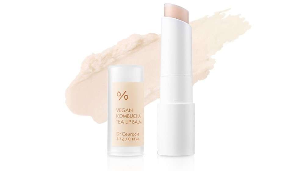 Dr.Ceuracle Vegan Kombucha Tea Lip Balm - Soft, Natural, Lightweight, Hydrating Lip Moisturizer for Dry Cracked Lips, Korean Skincare (3.7 g / 0.13 oz.)
