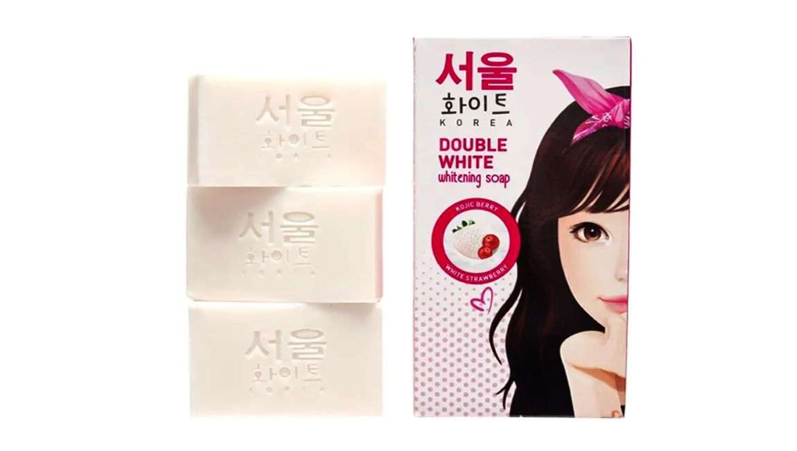 Seoul White Korea Double White Whitening Soap/White Kojic Acid Soap/Skin Lightening Soap for Hyperpigmentation, face and body soap for women 90 grams (Pack of 3 Bars) 