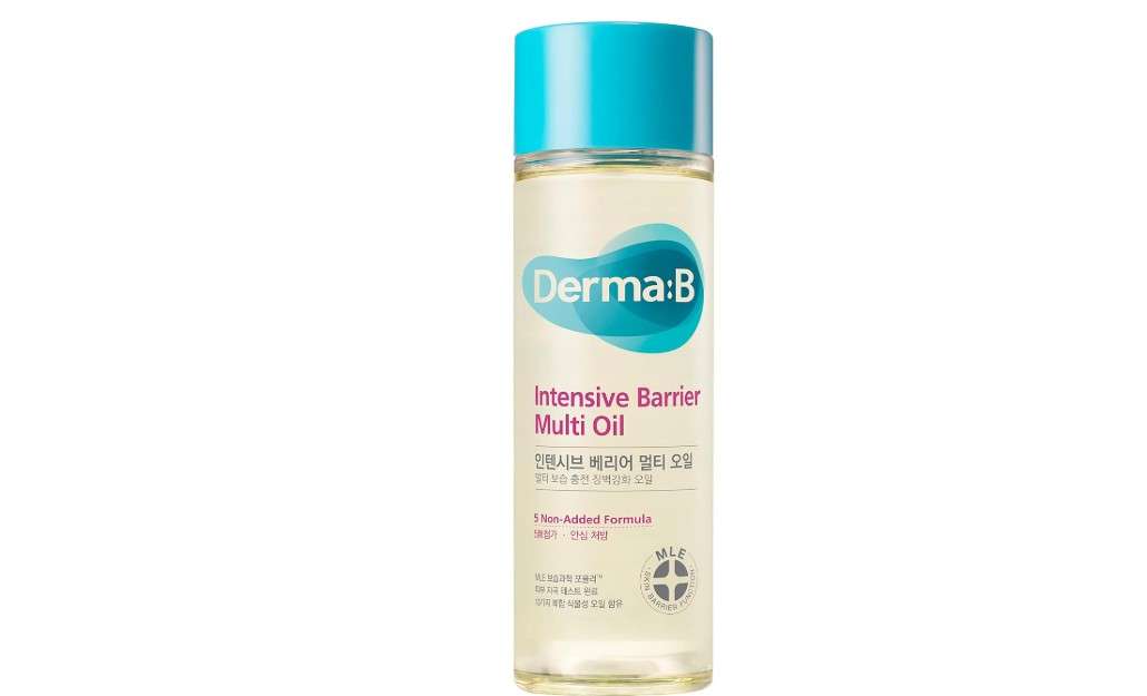Derma B | Intensive Barrier Multi Body Oil | Moisturizing Non-Sticky Multi-Use Oil After Shower | 10 Botanical Skin Oil for Sensitive Skin | Korean Body Oils for Women & Men | 4.56 fl oz (135ml) 