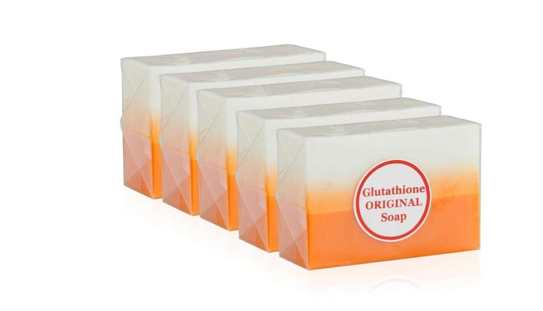 Skin Science Glutathione Soap Bars for Smooth, Hydrated Skin – Deep Cleanse, Exfoliate & Nourish for All Skin Types - 5 x 150g Bars 