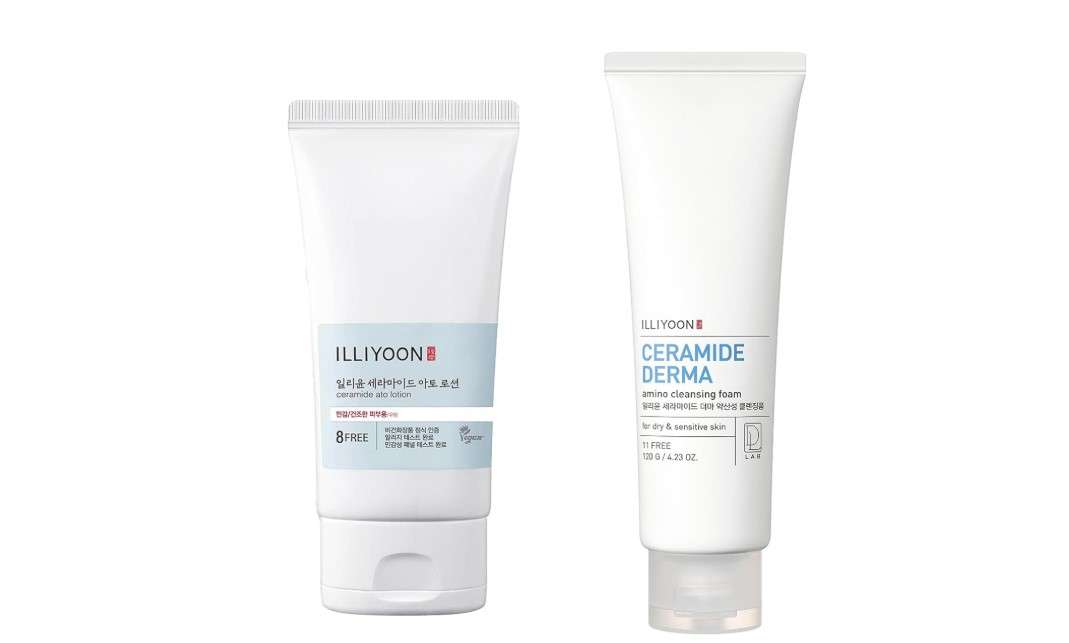 Illiyoon ATO Lotion 68ml with Cleansing Foam 