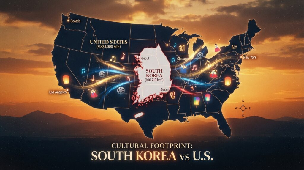 Korea Size Compared to USA: Unraveling the Surprising Scale of Korean Culture’s Global Impact