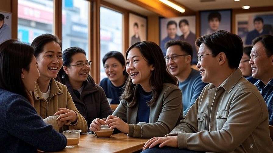 Local culture and dialect vibes in Busan Korea, enhancing K-culture experiences.