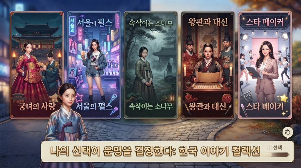 Top Games titles showcasing diverse K-drama-inspired storylines