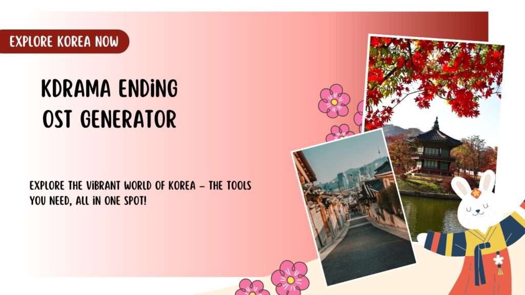 Kdrama Ending OST Generator