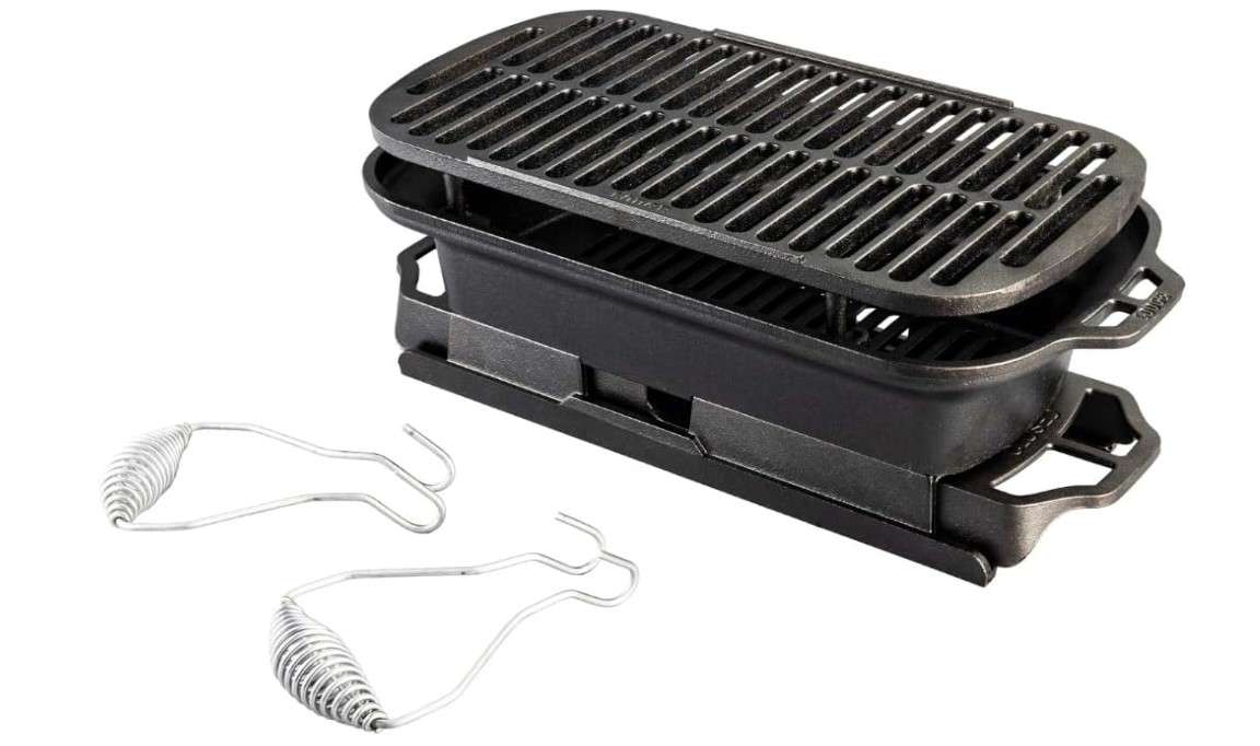 Lodge Sportsman's Cast Iron Pro Grill - 1 Each, Black
