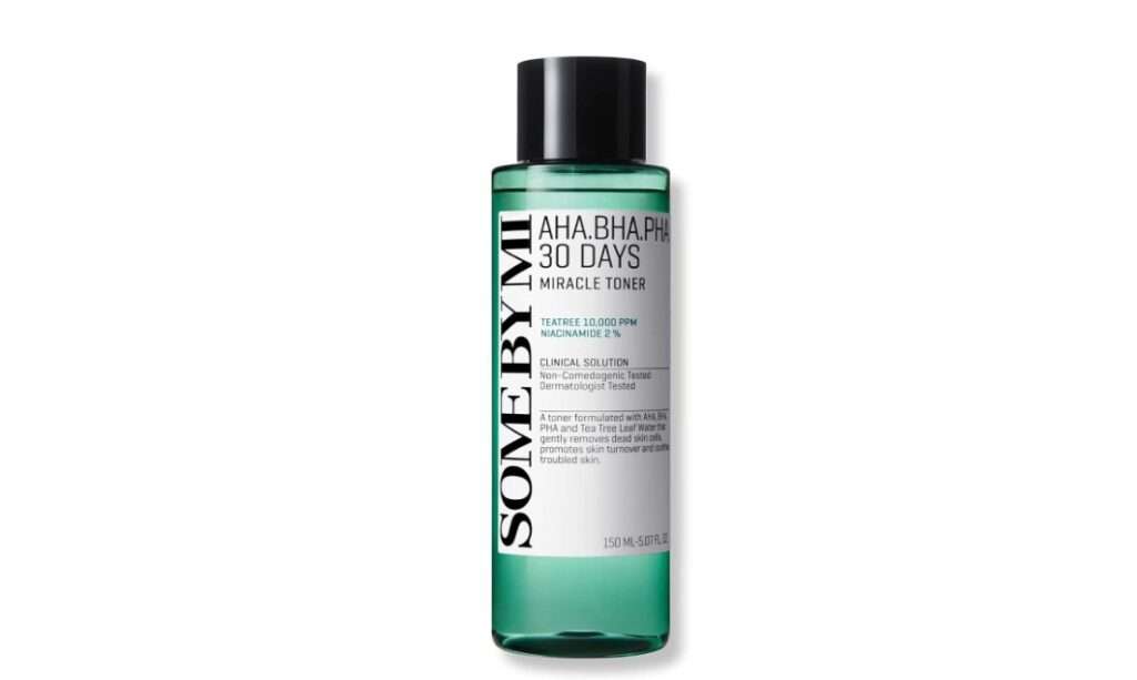 SOME BY MI AHA BHA PHA 30 Days Miracle Toner – 5.07oz, 150ml – Korean Salicylic Acid Exfoliating Face Toner for All Skin Types – Daily Pore Care & Oil Control with 2% Niacinamide – Korean Skin Care 