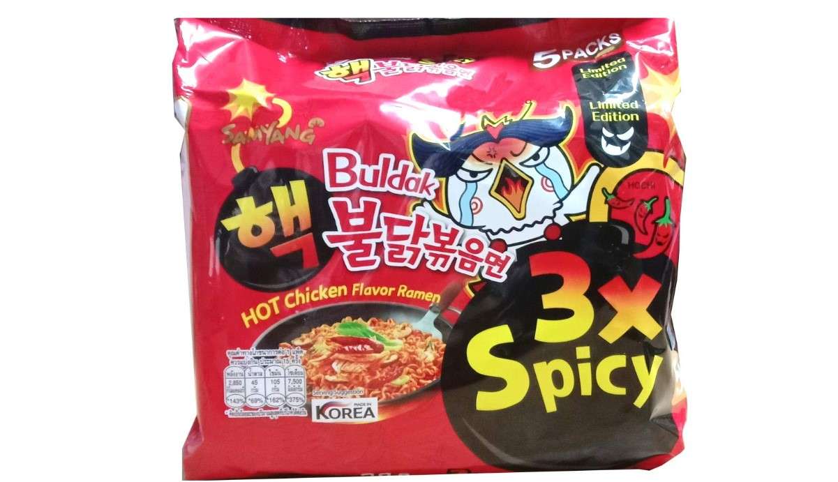Samyang Hot Chicken Flavor Ramen Buldak 3X Spicy Instant Noodles
