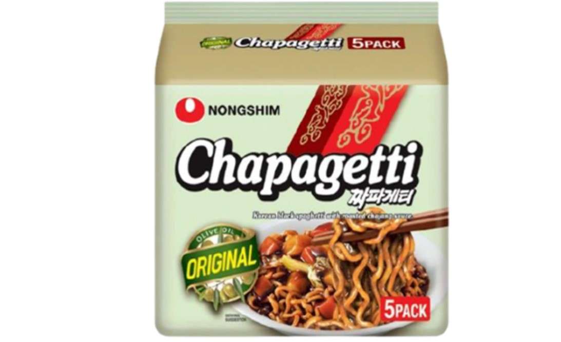 Nongshim Chapagetti Chajang Noodle, 4.5-oz 5 Packs (Made in USA) 
