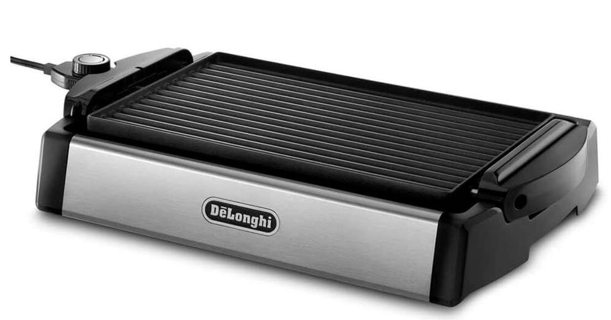 De'Longhi BGR50 De'Longhi Reversible Grill/Griddle, Black

