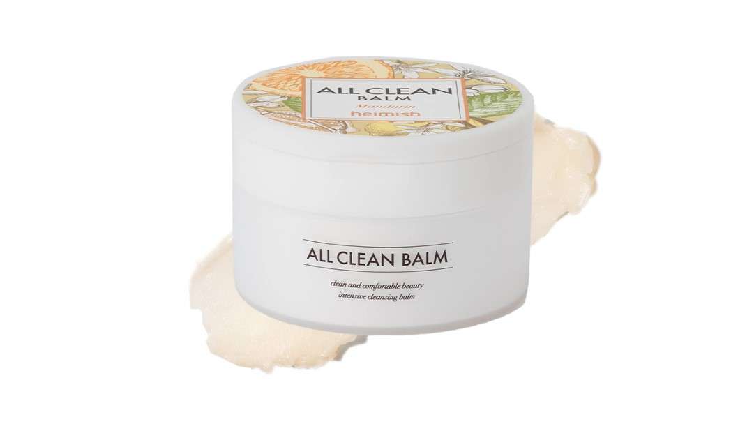HEIMISH All Clean Balm Mandarin 4.0fl.oz/120ml - Cleansing Balm, Waterproof Makeup Remover, Face Cleanser, Oil Based Cleanser, Korean Skincare with Natural Aroma Oil, Vegan, For All Skin Types
