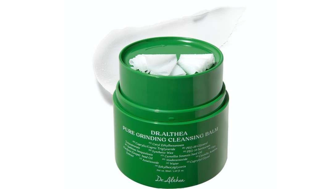 Dr.Althea Pure Grinding Cleansing Balm | Hygenic One-Step Makeup Cleansing Oil with Madecassoside | Non-Greasy Sorbet Texture | Soothing for All Skin Types | Korean Vegan Skin Care | 1.69 Fl Oz
