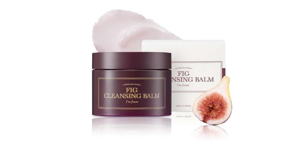 I'm from Fig Cleansing balm, korean makeup remover, vegan, Easy to rinse off, Fig oil water 7.8% with Peptide and Amino Acid, Makeup Meltaway, makeup melting balm to oil, 100ml
