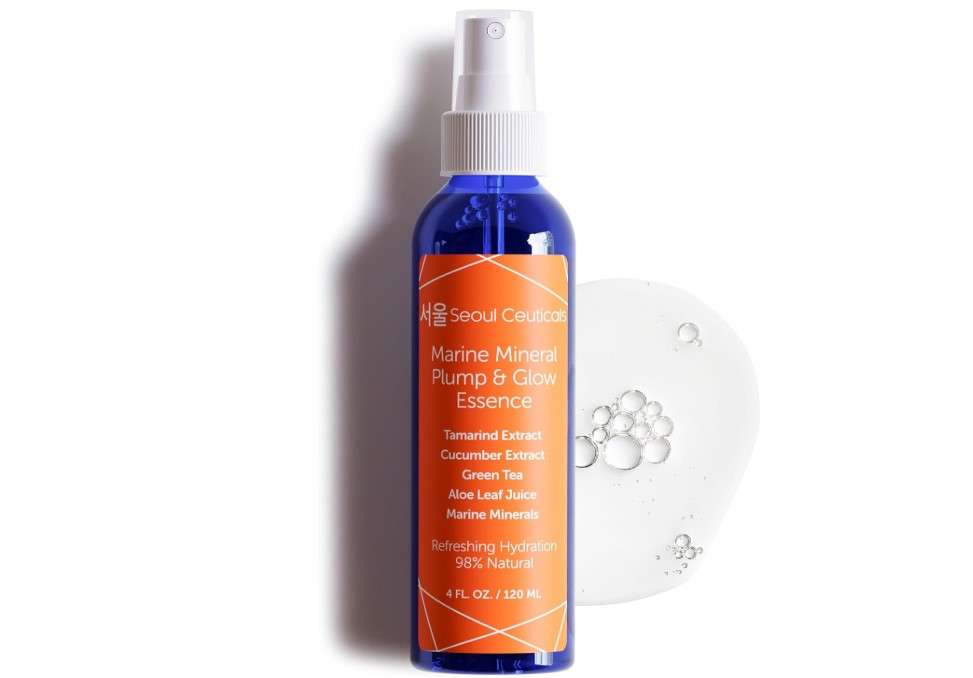 SeoulCeuticals Korean Skin Care Essence Toner - K Beauty Skincare Spray Mist For Face Contains Cucumber Extract and Marine Minerals + Organic Aloe - Get That Healthy Youthful Glow 