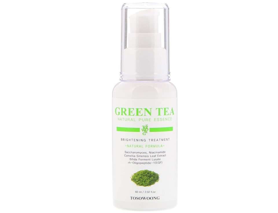 Tosowoong Green Tea Natural Pure Essence, Brightening Treatment, 2.02 fl oz (60 ml) 