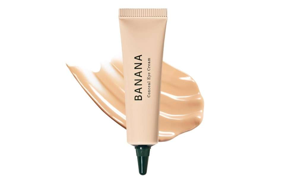 BANANA Conceal Cream, All-in-one 48 HR Hydration Day Eye Cream with Color Correcting with Panthenol, Vitamin C&E, Helps Reduce the Appearance of Fine Lines, Sheer Coverage, 0.52 oz
