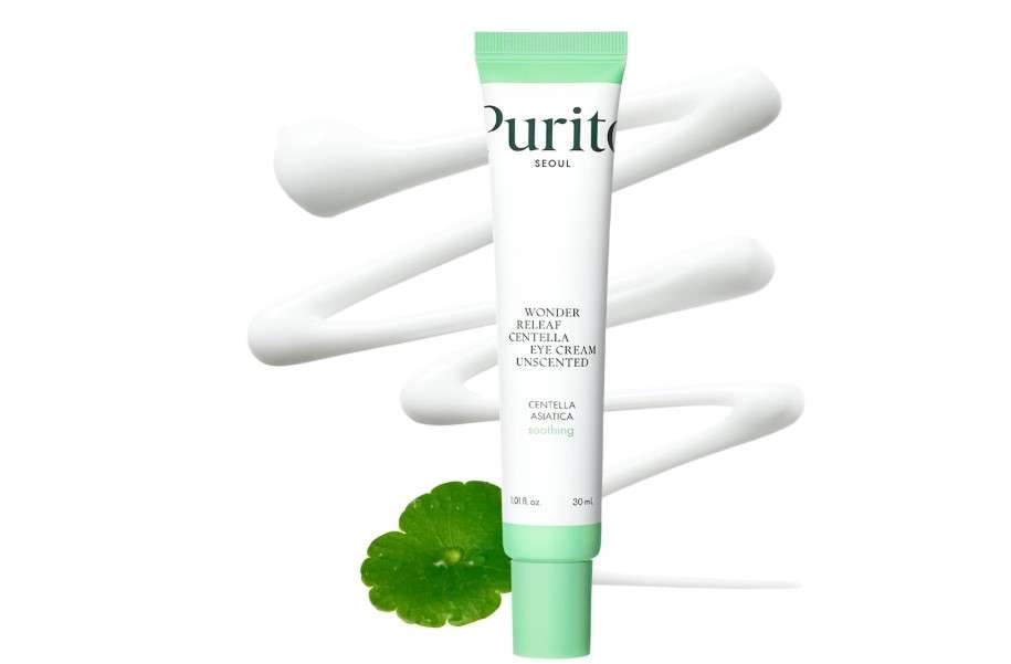 PURITO Centella Unscented Eye Cream, Korean Centella, for Sensitive Skin, Soothing, Facial Eye Cream for face, Dark Circles, Wrinkles, Puffiness, K-Beauty, Vegan & Cruelty-Free, 30ml 1fl.oz 