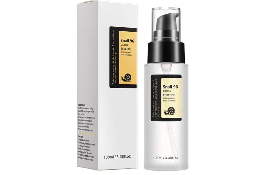 Advanced Snail Mucin 96% Power Repairing Essence, Snail Mucin 96% - Anti-Aging Serum, With Snail Secretion Filtrate For Dull And Damaged Skin, Anti-Aging & Discoloration Correcting(100ml) 