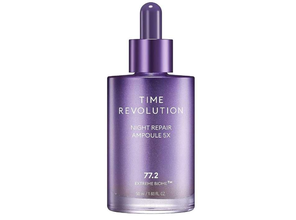 MISSHA Time Revolution Night Repair Face Serum Ampoule (5th Gen) - Overnight Probiotic Skincare for Revitalization and Radiance, 1.69 Fl Oz
