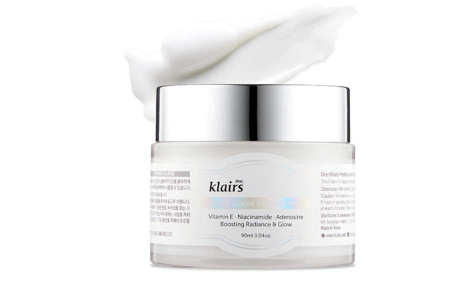 DearKlairs] Freshly Juiced Vitamin E Mask Daily Moisturizer, Sleeping Mask, Boost the Effect Vitamin C, Niacinamide, Adenosine, cream, clear skin, antioxidant serum (3.04 Ounce (Pack of 1))
