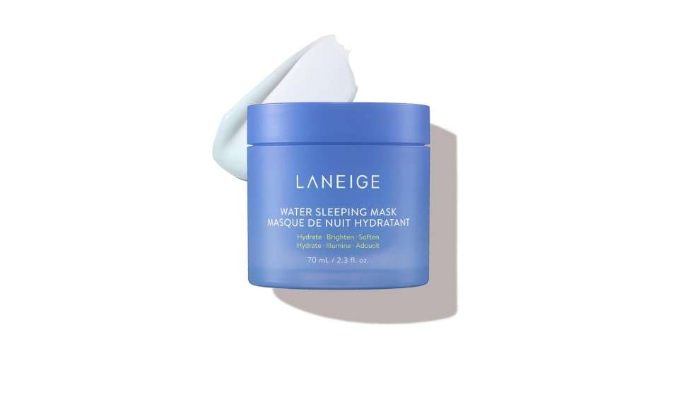 LANEIGE Water Sleeping Mask: Hydrating Korean Overnight Mask with Squalane & Probiotic-Derived Complex, for Bright, Glowing Skin & Barrier Support 