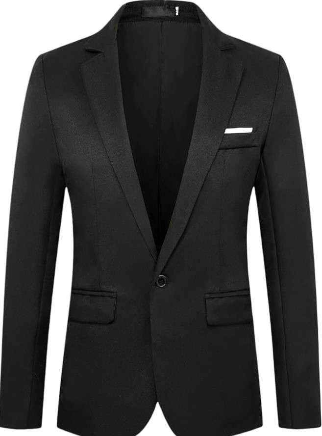 Men's Korean Trendy Casual Slim Fit Blazer Jacket