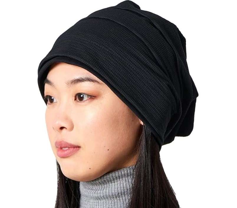 Mens Womens Slouchy Beanie Cotton - Hipster Beanie Boho Hat Korean Style Waffle Line