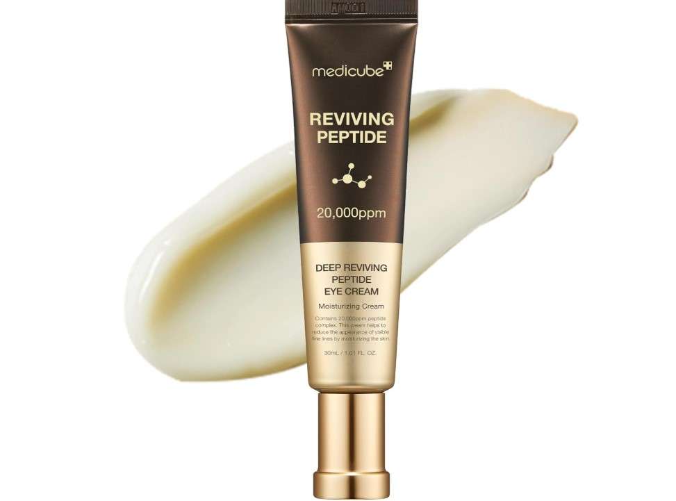medicube Deep Reviving Peptide Eye Serum 1.01 Fl. Oz., | Eye Treatment Serum with Quadruple Peptides, Niacinamide, and Squalane | Reduces Signs of Aging and Fine Lines
