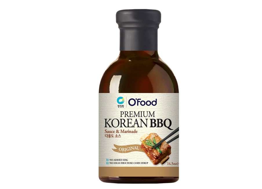 O'Food Premium Korean BBQ Sauce, Bulgogi Galbi(Kalbi) KBBQ Marinade, 14.5 oz - No MSG, No Corn Syrup, Perfect for Wings, Chicken, Beef, Pork, Seafood, Noodles