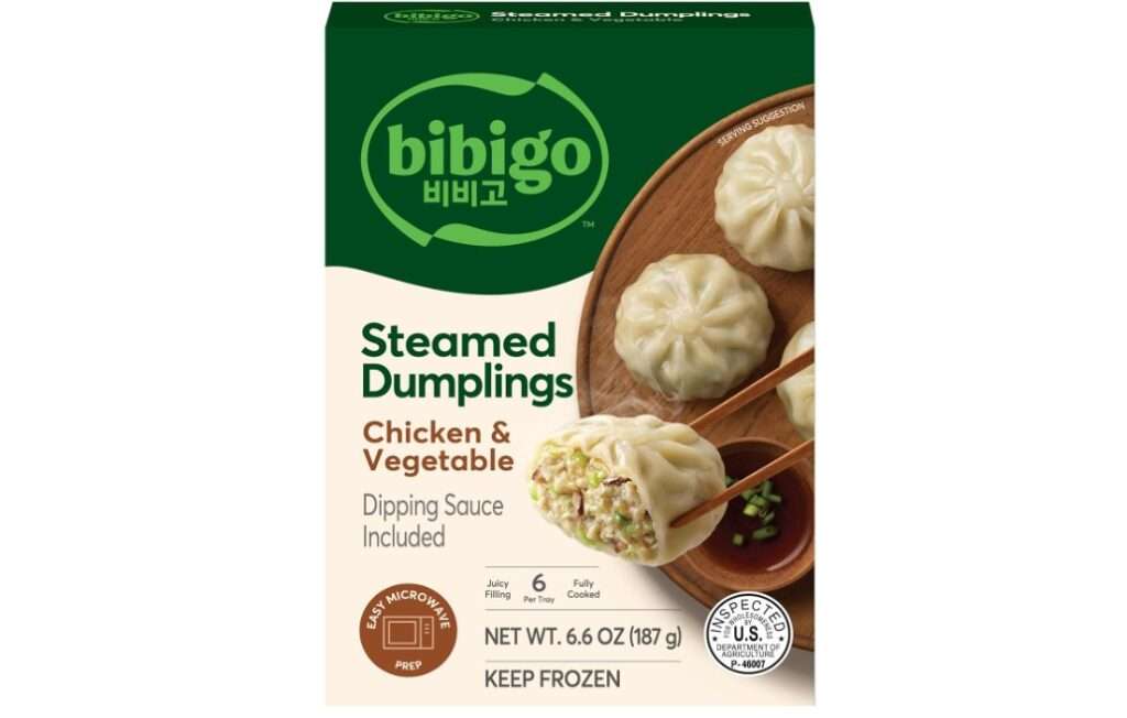 Bibigo Chicken and Vegetable Steamed Dumplings, 6 Oz